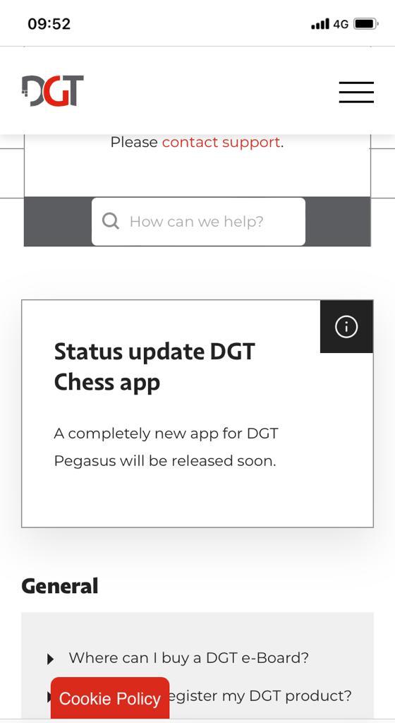 Neue DGT App DGT Pegasus